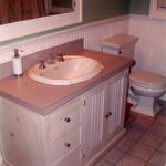 Don't forget custom vanities in your bathrooms.